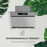 thumbnail of Klarstein Balzac Silent 60 Dunstabzugshaube 250W 3 Stufen 604 m³/h LED EEK A Silber