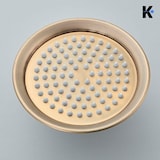 thumbnail of NALA | conjunto de duche de chuva vintage latão aço inoxidável não lacado | de design retro sistema torneira misturadora completo com chuveiro de mão