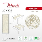 thumbnail of MANK Tischläufer Airlaid Lias in Champagner-Hellbraun, 40 cm x 24 m , 1 Stück - Ornamente Tischtuch