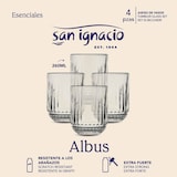 thumbnail of San Ignacio - Juego de 4 Vasos de 260ml de Cristal Transparente