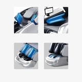 thumbnail of Luxus 4D Ganzkörper Massagesessel mit intelligenter SL-Schiene, Wärmetherapie, Bluetooth & Tiefenmassage Weiß L155xB76xH116cm /GH-G6Bai/