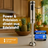 thumbnail of Mixeur plongeant 100W Acier inoxydable  PC-SM1317-Inox usage non-intensif Proficook