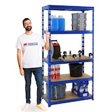 thumbnail of PROREGAL Kellerregal Fast Tiger | HxBxT 180x90x45 cm |  Fachlast 265kg | Blau | Stecksystem Lagerregal Regalsystem