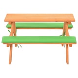 thumbnail of vidaXL Kinder-Picknicktisch mit Bänken 89x79x50 cm Massivholz Tanne : Farbe - Braun