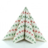 thumbnail of Sovie HOME Weihnachtsserviette Trixi in Rot-Grün aus Linclass® Airlaid 40 x 40 cm, 12 Stück