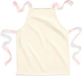 thumbnail of FairTrade Cotton Junior Craft Apron: One Size / Natural/Pistachio