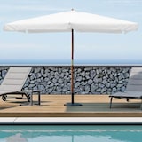 thumbnail of DOMINUSombrellone da giardino 3x4 palo centrale in legno colore Bianco