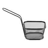 thumbnail of HENDI Frituurmandjes miniaturen stapelbaar zwart, 130x115x(H)80mm