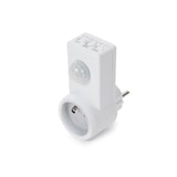 thumbnail of Perel Zwischenstecker mit Dämmerungssensor, einstellbar, 160°/9 m, 230 V, 300 W, Typ E, weiß
