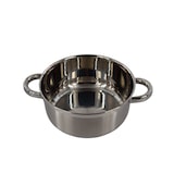 thumbnail of aro Fleischtopf tief mit Deckel, Edelstahl, Ø 24 cm, 6 L, Induktion