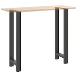 thumbnail of Pieds De Table De Bar Anthracite 2 Pièces 40 X (110 111) Cm Acier