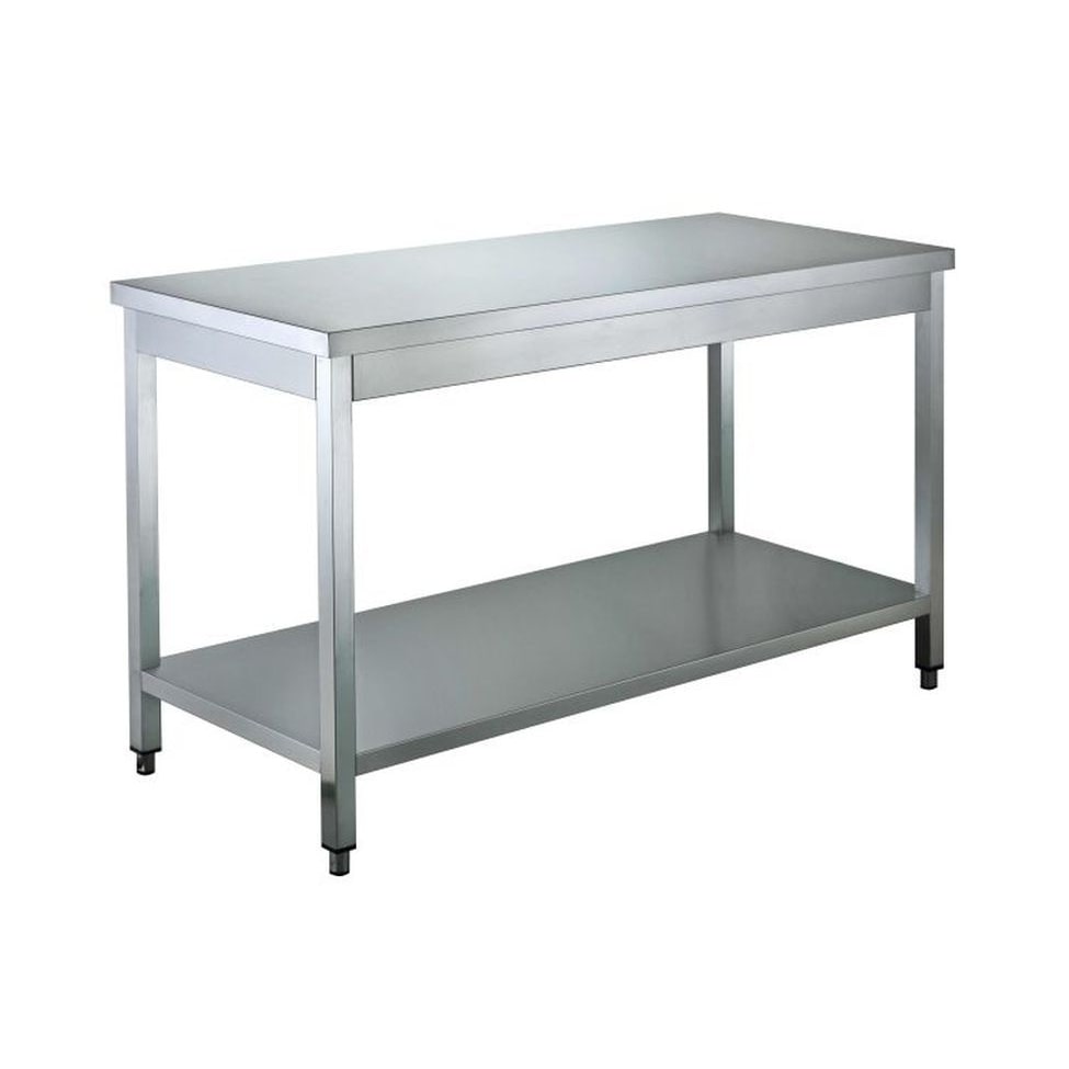Mesa de trabajo Basicline 700 con estante base B1000