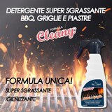 thumbnail of Cleany Detergente Super Sgrassante Spray per BBQ, Piastre e Griglie, Sgrassatore Super per Barbecue, 500 ml, Made in Italy