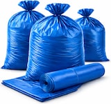 thumbnail of Müllbeutel 120 Liter 200 Stück Müllsäcke Blau LDPE Müllsack 80×110 cm T60, 20 Beutel pro Rolle