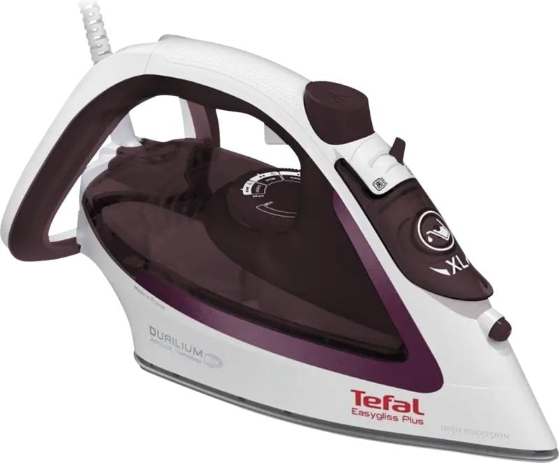 Tefal FV5714 Bügeleisen/Dampfbügeleisen Weiss-Bordeaux