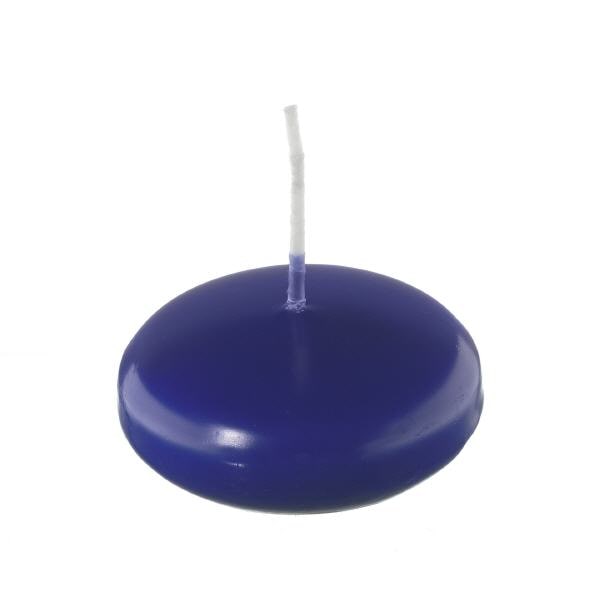 Schwimmkerzen Royalblau 24 x Ø 60 mm, 20 Stück
