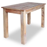 thumbnail of Mesa de comedor de madera maciza de caoba 120x60x77 cm