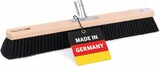 thumbnail of Hochwertiger Saalbesen 40cm Breit mit weichen Poly-Kunsthaar-Borsten und Metall-Stielhalter Besen ohne Stiel für Innen