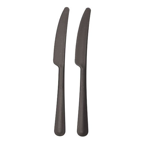 Circulware by Haval Mehrweg-Messer PP-MF 19,7 cm schwarz "Gaia" extra stabil