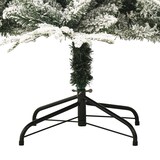 thumbnail of vidaXL Künstlicher Weihnachtsbaum Beschneit Grün 150 cm PVC PE
