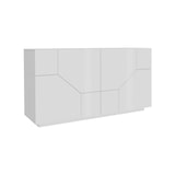 thumbnail of Dmora Credenza Stefano, Madia da cucina a 4 ante, Buffet da soggiorno, 100% Made in Italy, cm 200x43h86, Bianco lucido