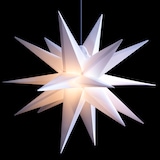 thumbnail of Sterntaler Stern 18 Zacken weiß 55 cm
