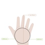 thumbnail of greenbox - Papierdeckel Ø 80 mm, weiß, Trinköffnung + Halmkreuz, 50 St.