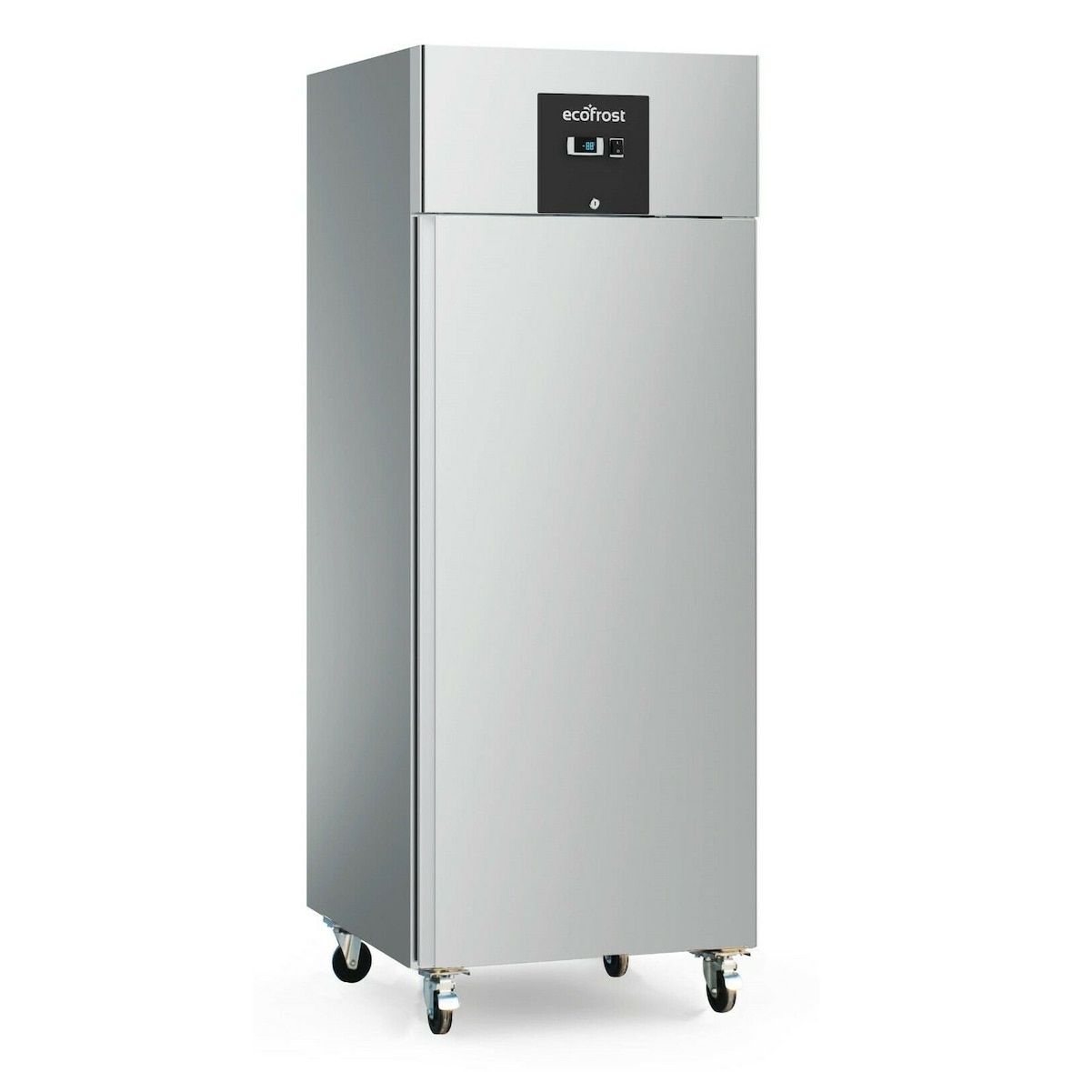 Ecofrost Koelkast | 600L (2/1 GN) | RVS | +2°C/+8°C | Statisch + Ventilator | Wielen (Geremd) | 680x810x2010(h)mm