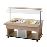 thumbnail of Gekoelde buffetwagen KIDS | 4x 1/1 GN | Statisch | LED verlichting | 230V | 1420x1150x1150(h)mm