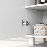 thumbnail of HOMCOM mueble para debajo del lavabo mueble de lavabo con pie con 2 puertas 2 estantes y sistema antivuelco para cuarto baño 60x35x60 cm blanco