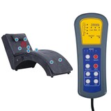 thumbnail of vidaXL Massage Chaiselongue mit Kissen Grau Wildleder-Optik
