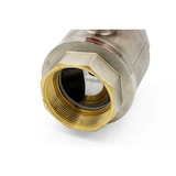 thumbnail of Messing Kugelhahn 2 Zoll DN50 60mm Kugelventil Kugelkopf Absperrhahn Heizung