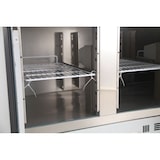 thumbnail of Combisteel Pizzatisch 136 cm mit Granitplatte – 3 Türen, Kühlaufsatz für GN-Behälter