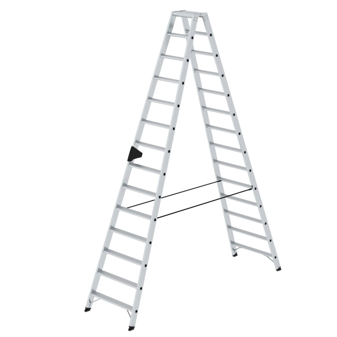 Stehleiter 40228 beidseitig 2x14 Stufen