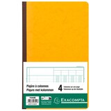 thumbnail of Exacompta - Réf. 7040E - 1 Piqûre 32x19,5cm 4 colonnes sur 1 page 31 lignes 80 pages - Couleurs aléatoires