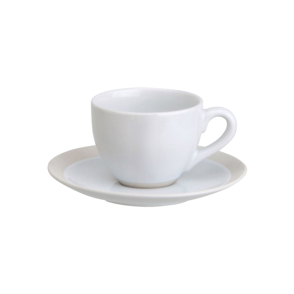 Avet Juego de 6 tazas de café con plato de 110ml, MWBARCELONA-41.