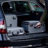 thumbnail of HMF Alu Fotokoffer mit Rasterschaumstoff und Noppenschaumstoff im Deckel, 46 x 33 x 15 cm