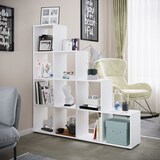 thumbnail of VCM Standregal Napoli Weiß H. 139 x B. 143 x T. 29 cm