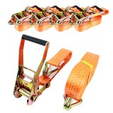thumbnail of 5x Spanngurte mit Ratsche Zurrgurt 2-tlg 6m 5t 5to 5000kg TÜV/GS