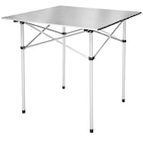 thumbnail of tectake Table pliante de camping en aluminium avec housse, 70 x 70 x 70 cm 70 x 70 x 70 cm Gris