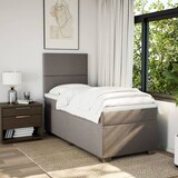 thumbnail of vidaXL Boxspringbett mit Matratze Taupe 80x200 cm Stoff