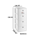 thumbnail of Stefanplast-Cassettiera Elegance Slim 4 Cassetti Bianca