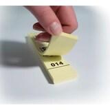 thumbnail of Lot de 20 Carnet 50 Tickets Vestiaires cartonnés - jaune