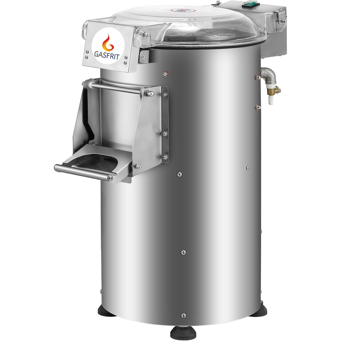 Gasfrit - Sbucciatrici professionale elettrica automatica per patate Dolci Capacità: 10 kg | Produzione: 300 kg/ora