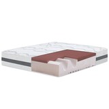 thumbnail of The White Stone matras 135x210 Memory Foam, antibacterieel, mijtwerend, anti-allergisch | Hoogte 27 cm | Made in Italy