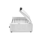 thumbnail of HENDI Worstrolgrill – 2 zones met energiebesparend deksel, 220-240V/980W, 566x527x(H)259mm