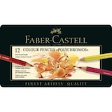 thumbnail of Faber-Castell 110012 - Crayon de couleur pour artistes Polychromos, étui métallique de 12 pièces