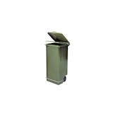 thumbnail of Bidone politene verde con ruote e pedale, lt 100