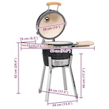thumbnail of vidaXL Kamado barbecue 81 cm keramiek
