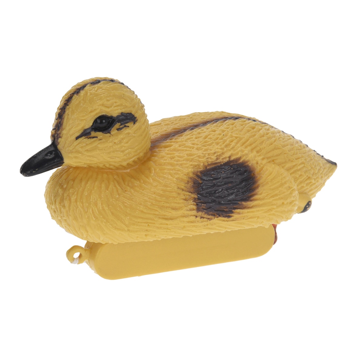 Ente Dekofigur 12x6x7cm Kunststoff 1 Stück Teichfigur Gartenteich Schwimmente Deko Entenküken Schwimmtiere Teich Garten Gelb